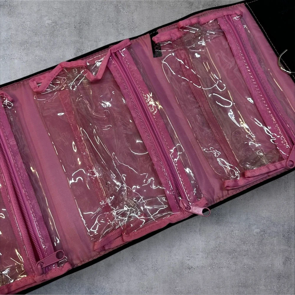 Mary Kay Roll Up Hanging Cosmetic/Toiletries Travel Bag with 4 Removable Pouches